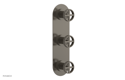 DUSTRIE - Thermostatic Valve with Two Volume Control -  Grooved 4-620