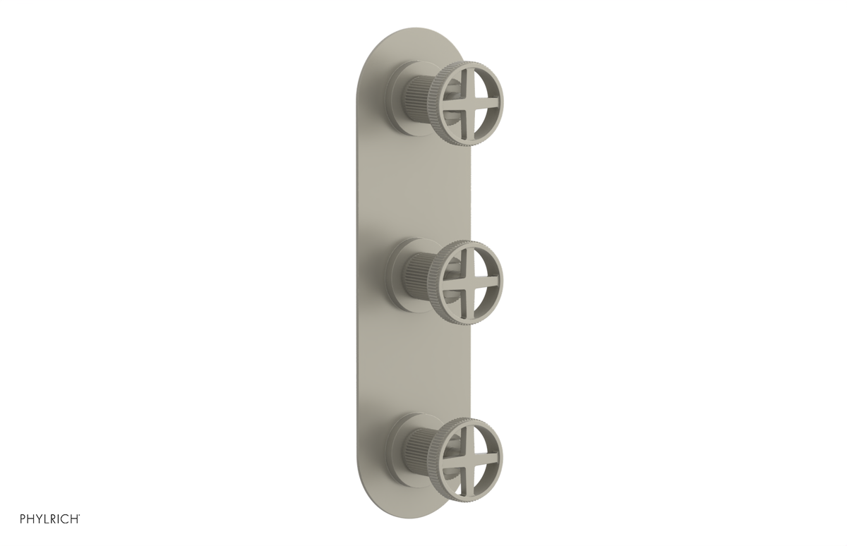 DUSTRIE - Thermostatic Valve with Two Volume Control -  Grooved 4-620