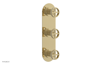 DUSTRIE - Thermostatic Valve with Two Volume Control -  Grooved 4-620