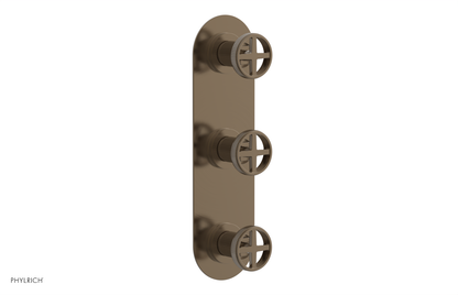 DUSTRIE - Thermostatic Valve with Two Volume Control -  Grooved 4-620