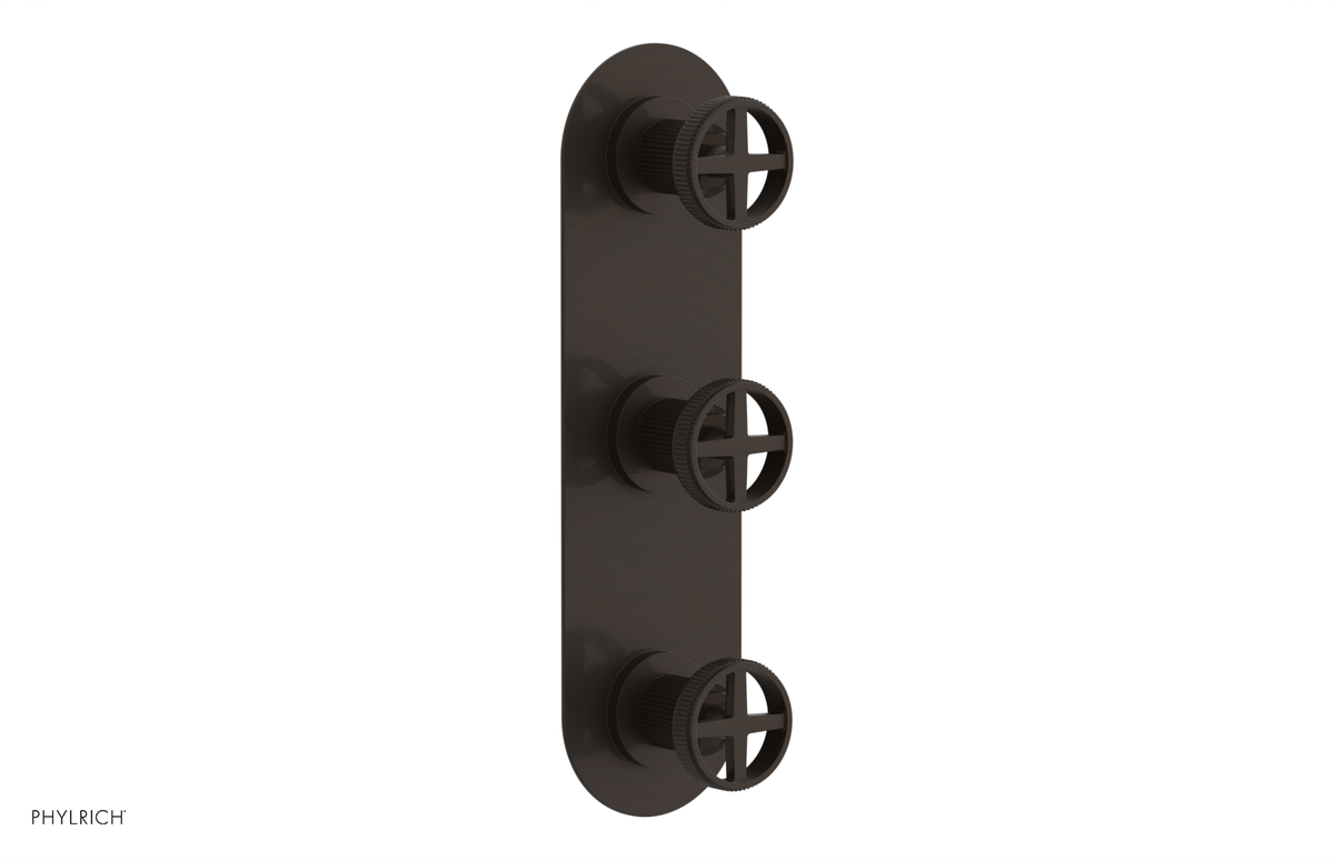 DUSTRIE - Thermostatic Valve with Two Volume Control -  Grooved 4-620