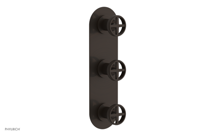 DUSTRIE - Thermostatic Valve with Two Volume Control -  Grooved 4-620