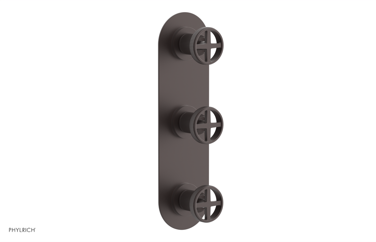 DUSTRIE - Thermostatic Valve with Two Volume Control -  Grooved 4-620
