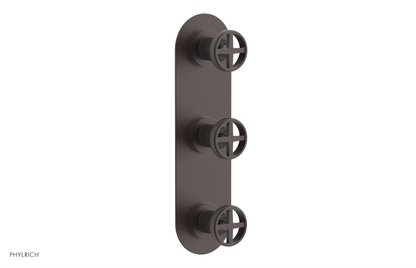 DUSTRIE - Thermostatic Valve with Two Volume Control -  Grooved 4-620