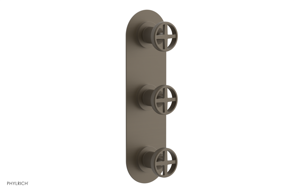DUSTRIE - Thermostatic Valve with Two Volume Control -  Grooved 4-620