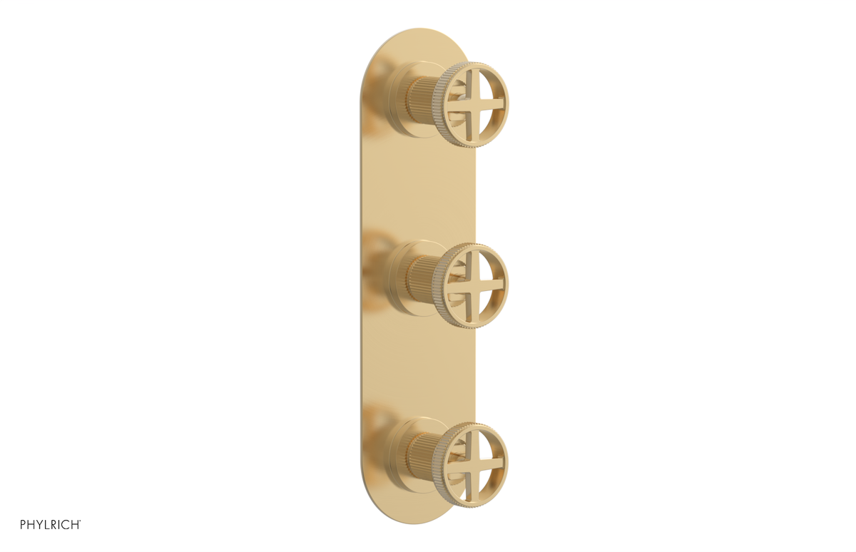 DUSTRIE - Thermostatic Valve with Two Volume Control -  Grooved 4-620