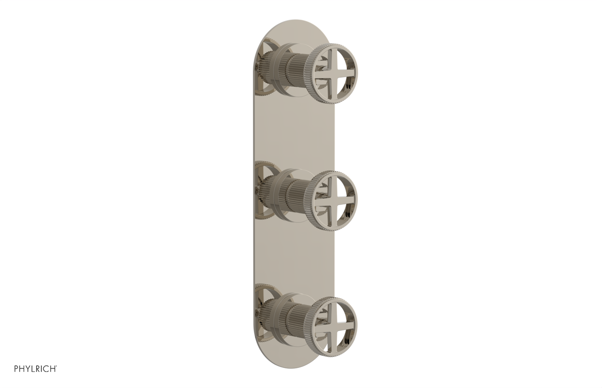 DUSTRIE - Thermostatic Valve with Two Volume Control -  Grooved 4-620