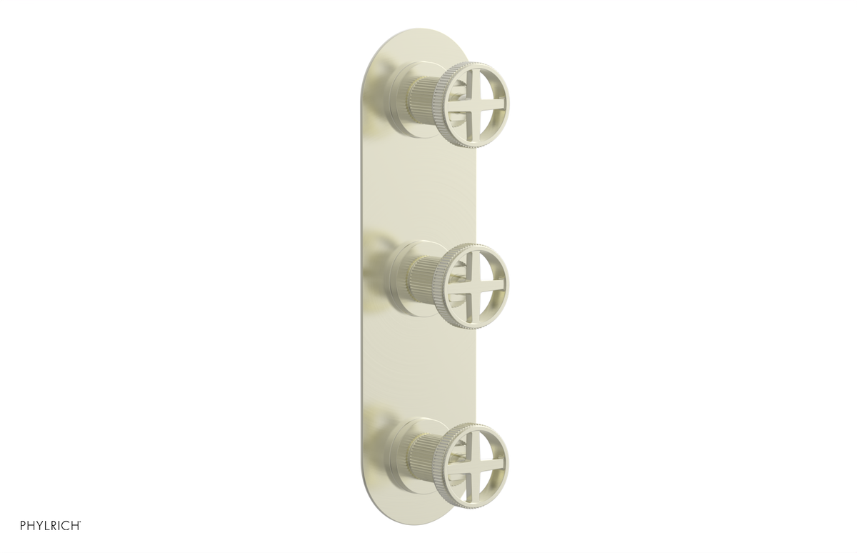 DUSTRIE - Thermostatic Valve with Two Volume Control -  Grooved 4-620