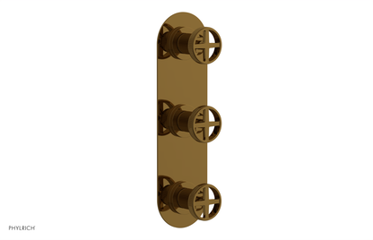 DUSTRIE - Thermostatic Valve with Two Volume Control -  Grooved 4-620
