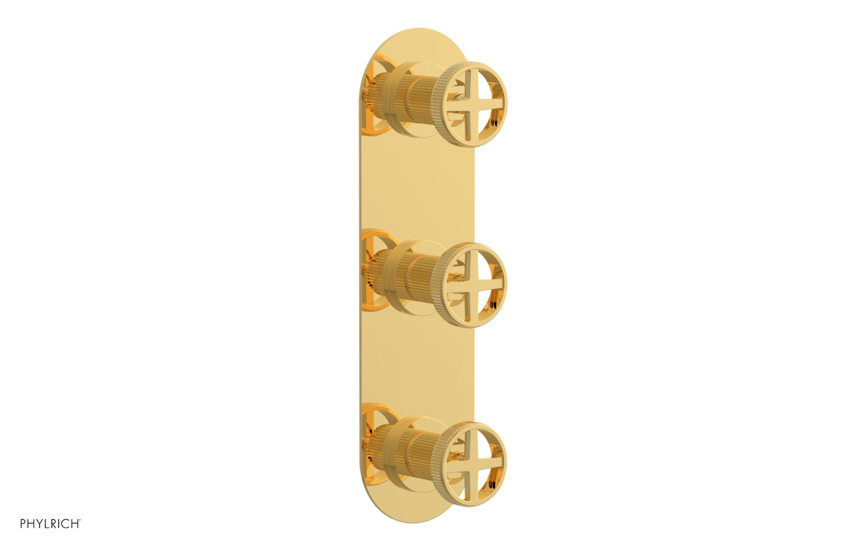 DUSTRIE - Thermostatic Valve with Two Volume Control -  Grooved 4-620