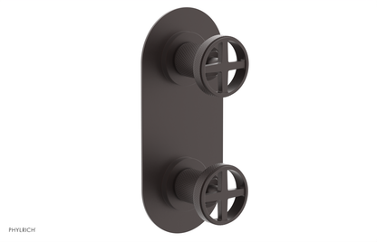 DUSTRIE - Thermostatic Valve with Volume Control or Diverter - Knurled 4-622