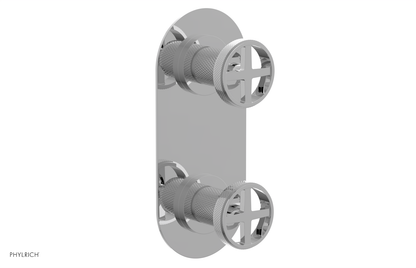DUSTRIE - Thermostatic Valve with Volume Control or Diverter - Knurled 4-622