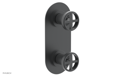DUSTRIE - Thermostatic Valve with Volume Control or Diverter - Knurled 4-622