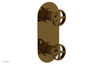 DUSTRIE - Thermostatic Valve with Volume Control or Diverter - Knurled 4-622