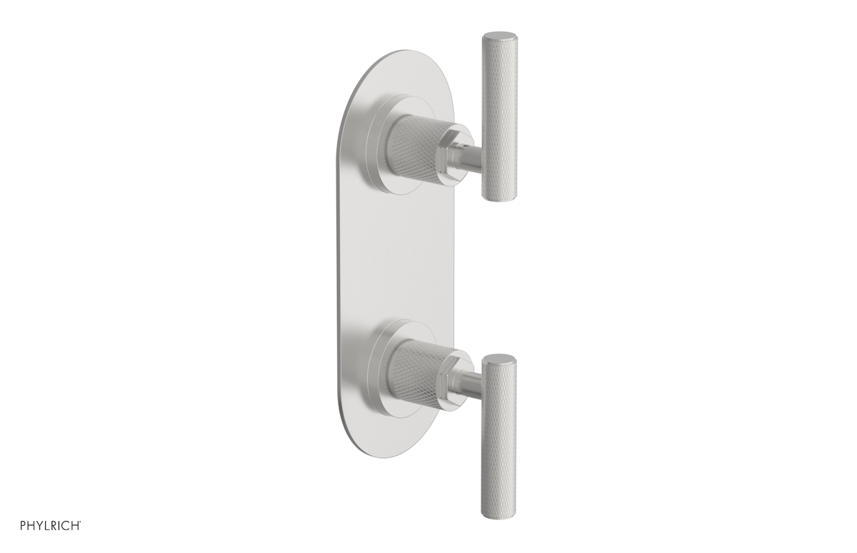 DUSTRIE - Thermostatic Valve with Volume Control or Diverter - Knurled 4-623