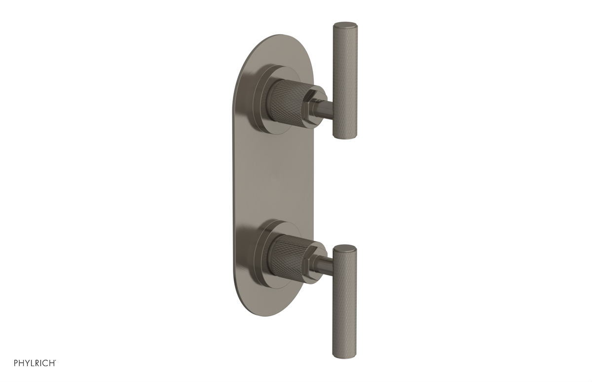 DUSTRIE - Thermostatic Valve with Volume Control or Diverter - Knurled 4-623