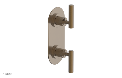 DUSTRIE - Thermostatic Valve with Volume Control or Diverter - Knurled 4-623