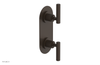 DUSTRIE - Thermostatic Valve with Volume Control or Diverter - Knurled 4-623