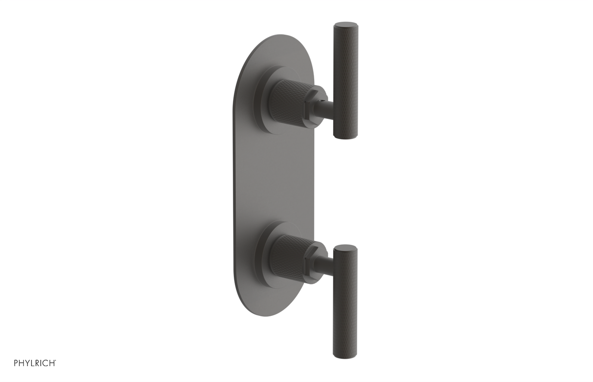 DUSTRIE - Thermostatic Valve with Volume Control or Diverter - Knurled 4-623