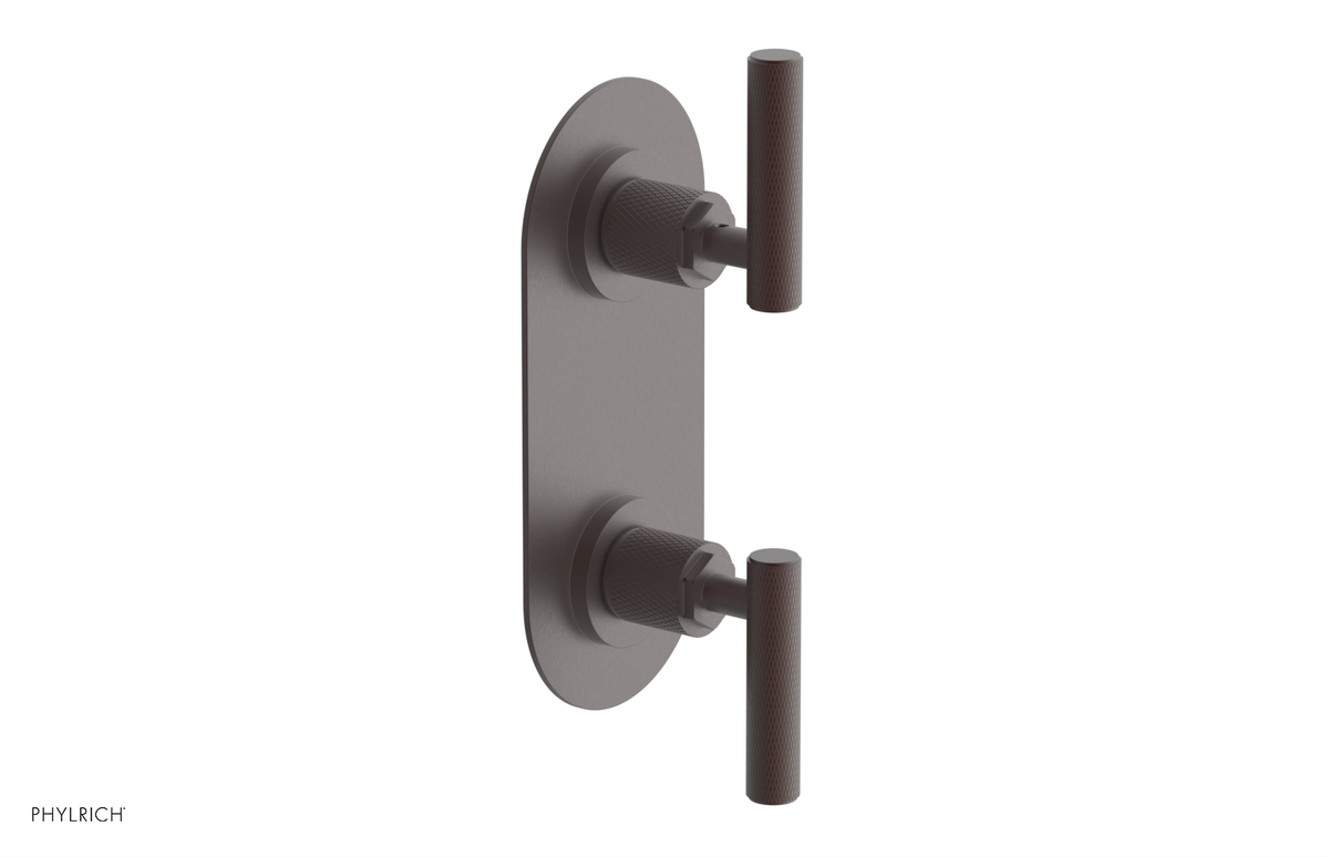 DUSTRIE - Thermostatic Valve with Volume Control or Diverter - Knurled 4-623