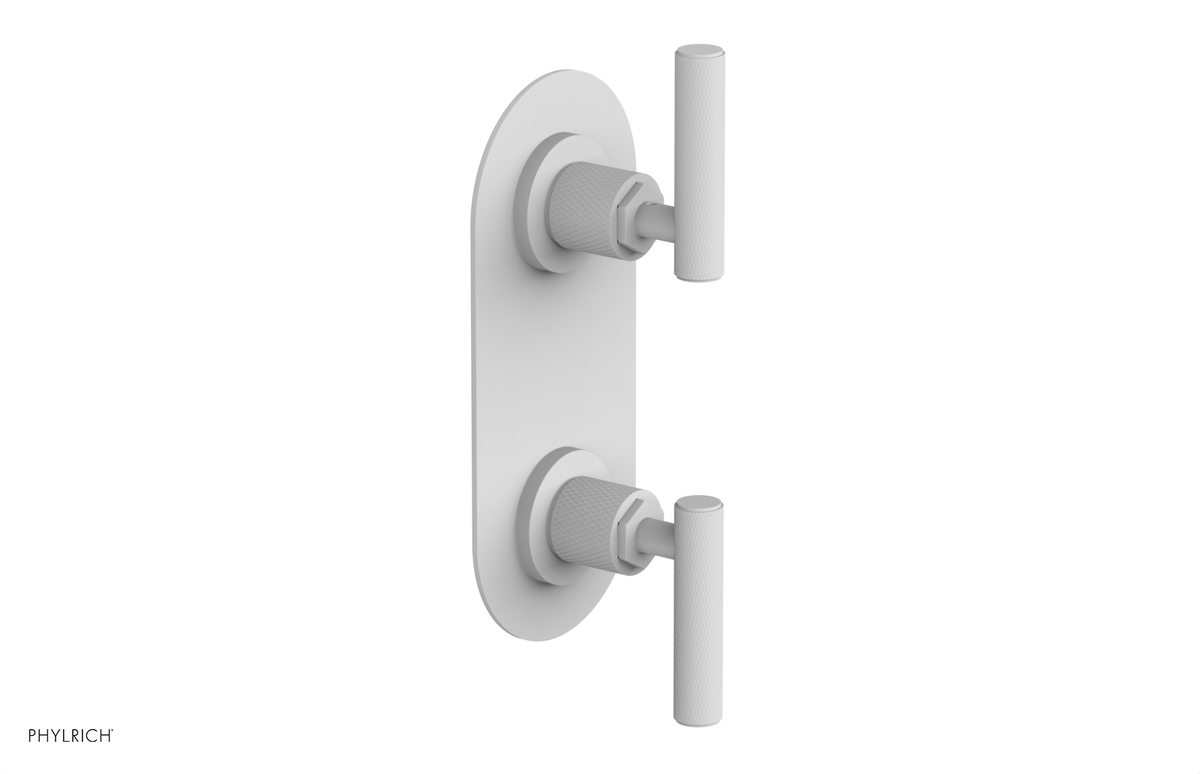 DUSTRIE - Thermostatic Valve with Volume Control or Diverter - Knurled 4-623