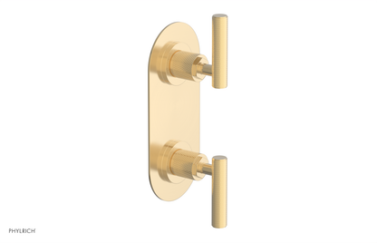 DUSTRIE - Thermostatic Valve with Volume Control or Diverter - Knurled 4-623