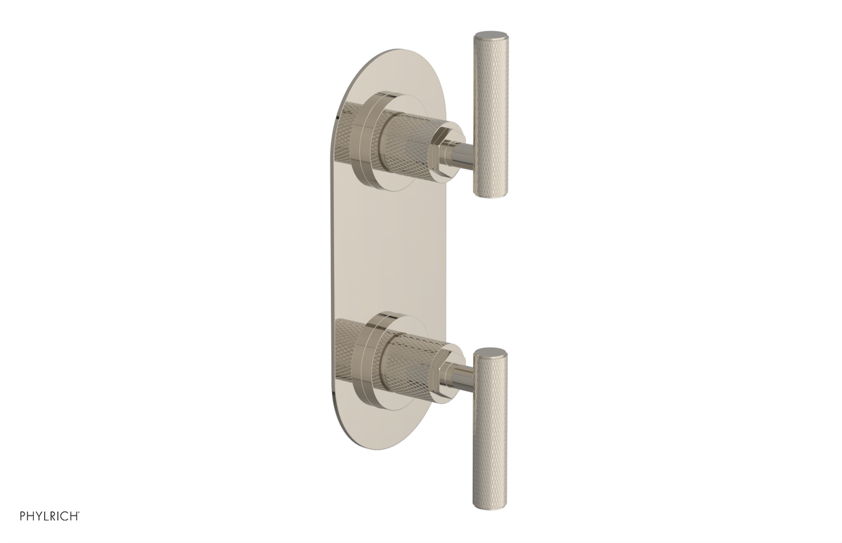 DUSTRIE - Thermostatic Valve with Volume Control or Diverter - Knurled 4-623