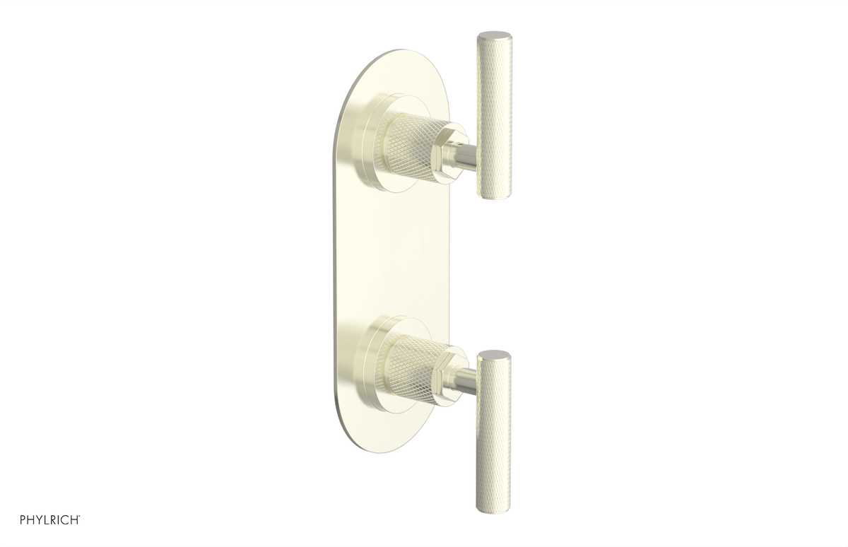 DUSTRIE - Thermostatic Valve with Volume Control or Diverter - Knurled 4-623