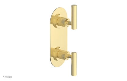 DUSTRIE - Thermostatic Valve with Volume Control or Diverter - Knurled 4-623