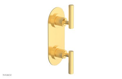 DUSTRIE - Thermostatic Valve with Volume Control or Diverter - Knurled 4-623