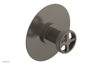 DUSTRIE - Pressure Balance Shower Plate & Handle Trim - Grooved 4-626