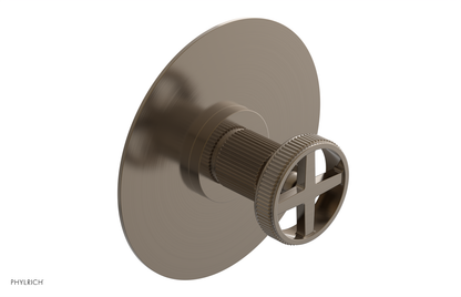DUSTRIE - Pressure Balance Shower Plate & Handle Trim - Grooved 4-626