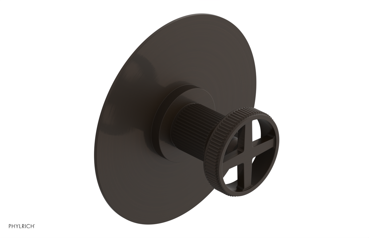 DUSTRIE - Pressure Balance Shower Plate & Handle Trim - Grooved 4-626