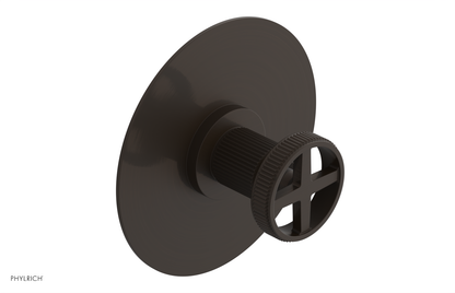 DUSTRIE - Pressure Balance Shower Plate & Handle Trim - Grooved 4-626