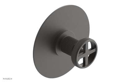 DUSTRIE - Pressure Balance Shower Plate & Handle Trim - Grooved 4-626