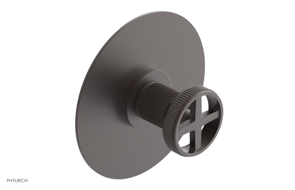 DUSTRIE - Pressure Balance Shower Plate & Handle Trim - Grooved 4-626