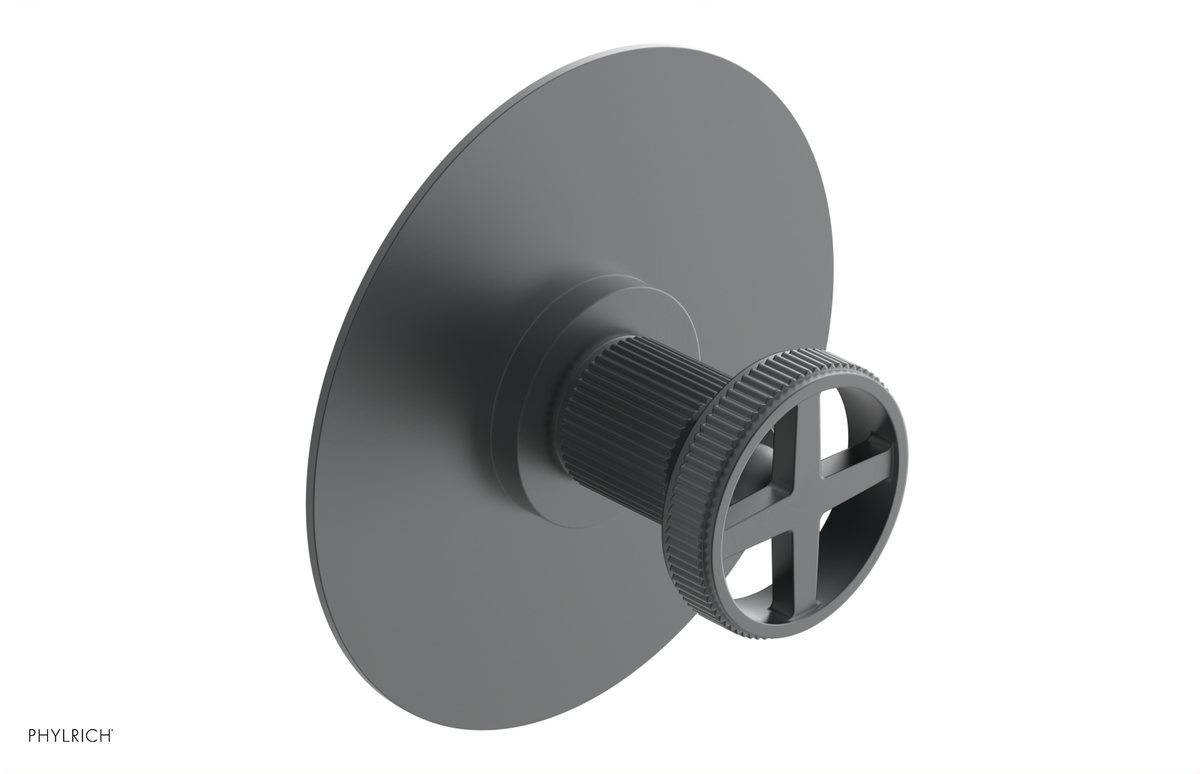 DUSTRIE - Pressure Balance Shower Plate & Handle Trim - Grooved 4-626