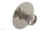DUSTRIE - Pressure Balance Shower Plate & Handle Trim - Grooved 4-626