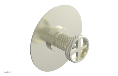 DUSTRIE - Pressure Balance Shower Plate & Handle Trim - Grooved 4-626