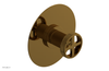DUSTRIE - Pressure Balance Shower Plate & Handle Trim - Grooved 4-626