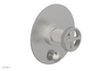 DUSTRIE - Pressure Balance Shower Plate with Diverter and Cross Handle Trim Set - Grooved 4-630