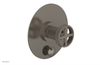 DUSTRIE - Pressure Balance Shower Plate with Diverter and Cross Handle Trim Set - Grooved 4-630