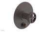 DUSTRIE - Pressure Balance Shower Plate with Diverter and Cross Handle Trim Set - Grooved 4-630
