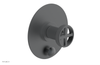 DUSTRIE - Pressure Balance Shower Plate with Diverter and Cross Handle Trim Set - Grooved 4-630