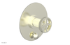 DUSTRIE - Pressure Balance Shower Plate with Diverter and Cross Handle Trim Set - Grooved 4-630