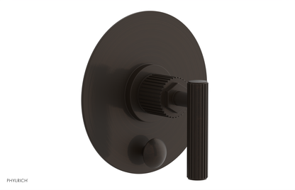 DUSTRIE - Pressure Balance Shower Plate with Diverter and Lever Handle Trim Set - Grooved 4-631