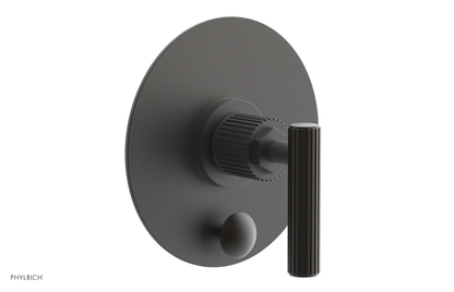 DUSTRIE - Pressure Balance Shower Plate with Diverter and Lever Handle Trim Set - Grooved 4-631