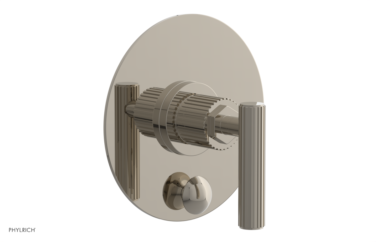 DUSTRIE - Pressure Balance Shower Plate with Diverter and Lever Handle Trim Set - Grooved 4-631