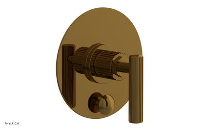 DUSTRIE - Pressure Balance Shower Plate with Diverter and Lever Handle Trim Set - Grooved 4-631