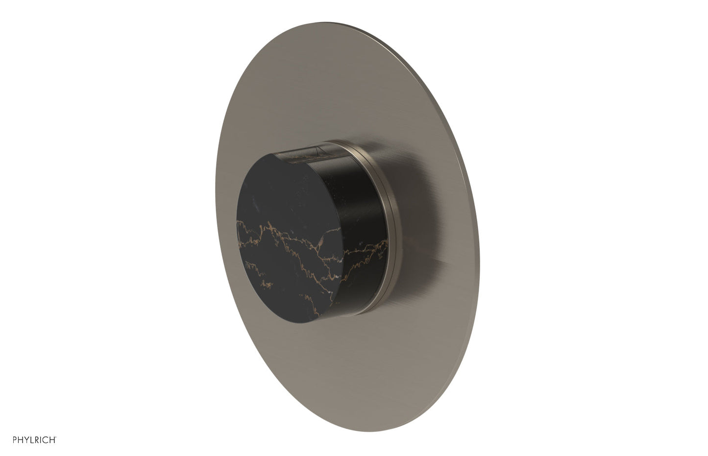 Phylrich CIRC - Thermostatic Shower Trim, Marble Handle 4-716